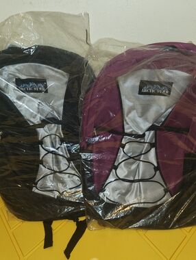 Kids Backpack - Purple and Black